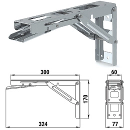 Кронштейн столешницы (тип 2) (050305T)